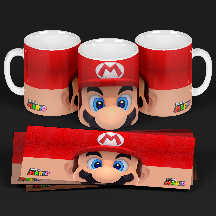 Caneca 3d Mário Super Mario Bros Game - Copo - Loja Coisaria