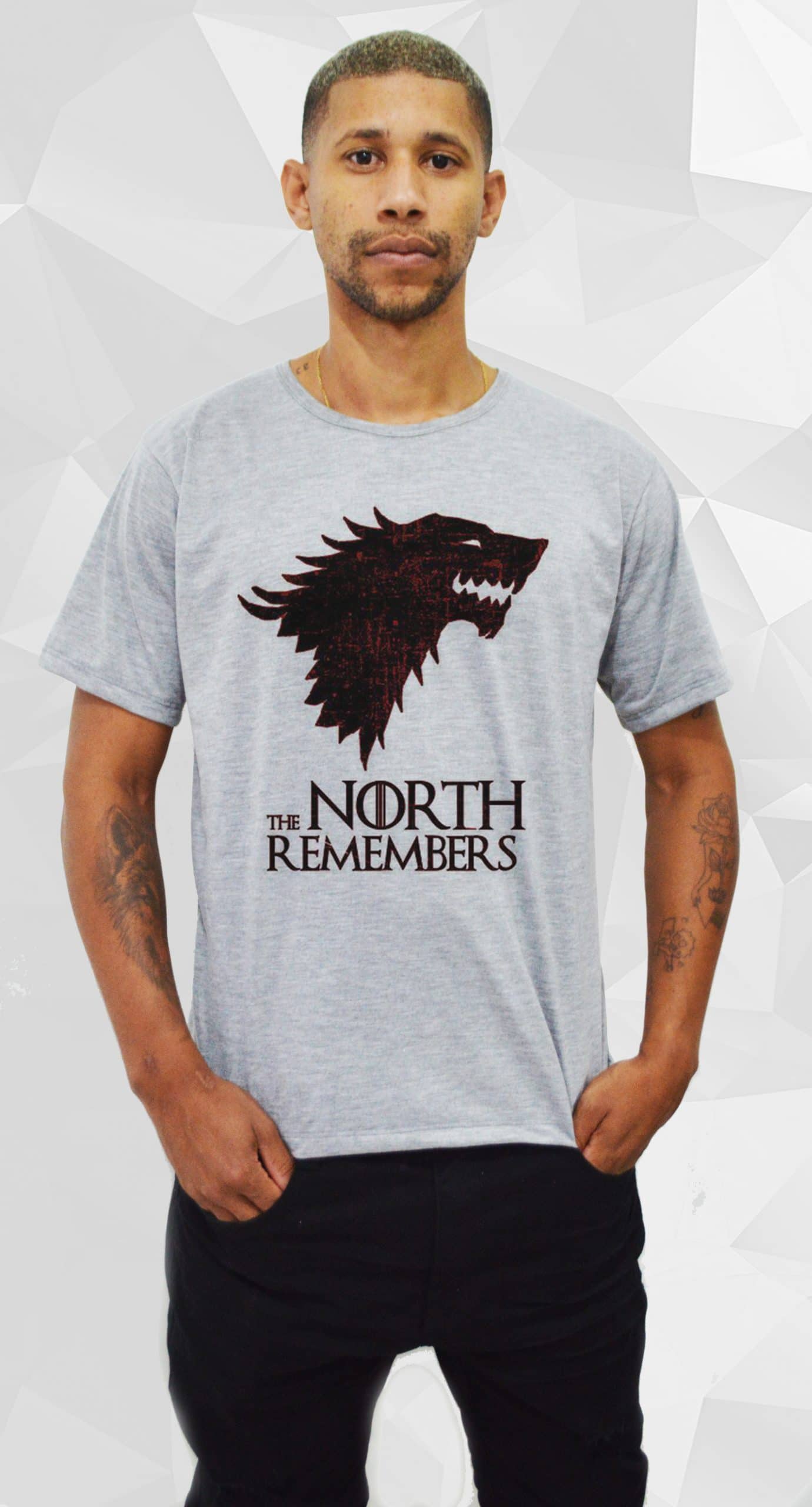 Camisa North Remembers Game of Thrones m1