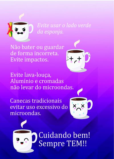 recomendações caneca