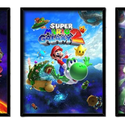 kit-3-quadros-mario-bros-galaxy