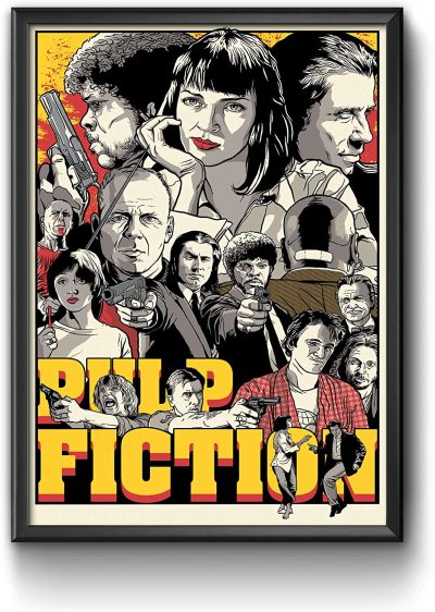 quadro decorativo pulp fiction