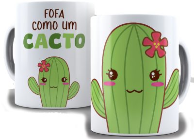 fofa como um cacto