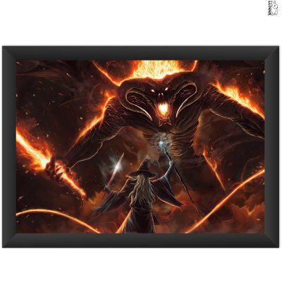 quadro-do-senhor-dos-aneis-gandalf-vs-balrog-com-moldura-quadro