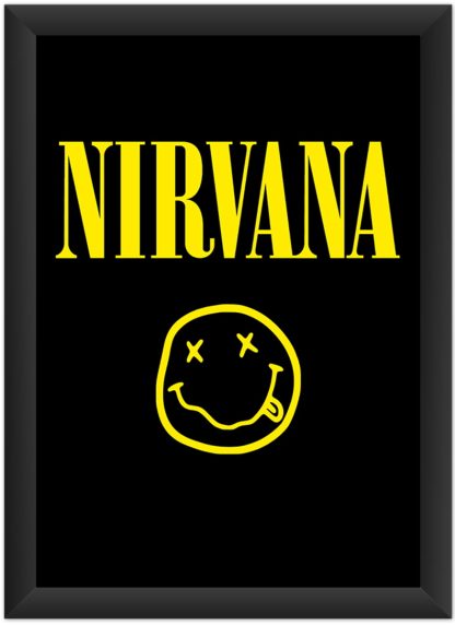 quadro-nirvana-banda-rock-kurt-cobain-logo-plantas