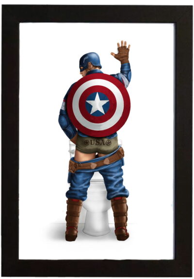 quadro-capitao-america-banheiro-lavabo